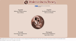 Desktop Screenshot of bhaktivedantalibrary.com